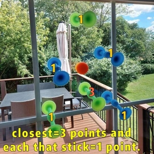 Silikon Dart Spel Set Sticky Suction Baseball Utomhus Party Konkurrenskraftigt Interaktivt Spel