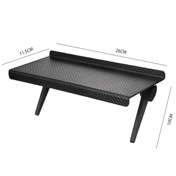 2 In 1 TV Skjerm Topp hylle Rekk Justerbar Datamaskin Monitor Skrivebord Stativ TV Rack Lagring Rack