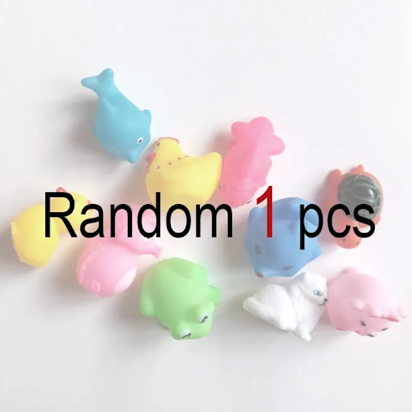 Kawaii Simulation Gummi Guldfisk Baby Bad Vand Lege Spil Legetøj