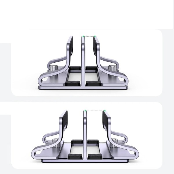 Lodret laptop stander holder foldbar aluminium notebook stander laptop tablet stander understøttelse