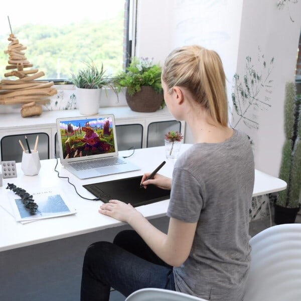 Premium Large Digital Computer Tegning Tablet Med Pen