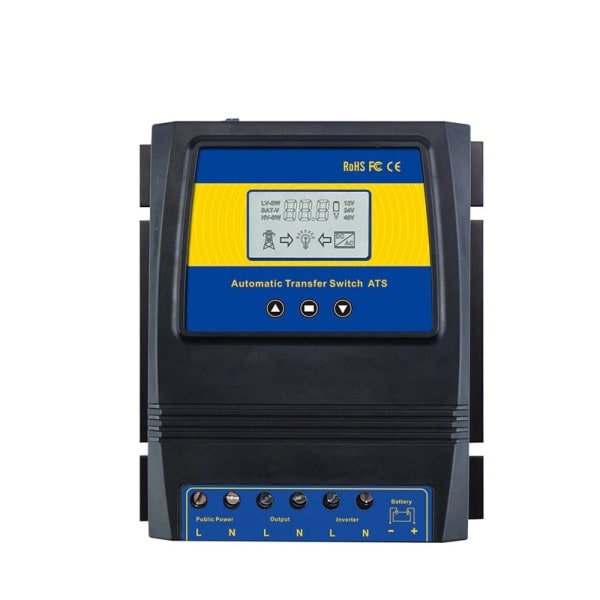 Automatisk ATS Dual Power Transfer Switch Solar Charge Controller
