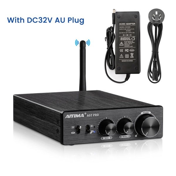 Bluetooth Forsterker Lyd APTX HD TPA3255 Hifi Stereo Strøm Forsterker