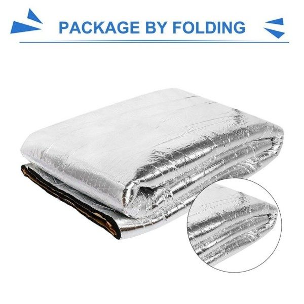 50x200cm 10mm Bil Akustisk Termal Ljud Dämpare Matta Ljudsäker Vägg paneler
