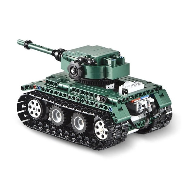 RC Båndet Tank Elektrisk Bygningsklodser Bil Militær Klodser Teknisk Fjernbetjening Køretøj