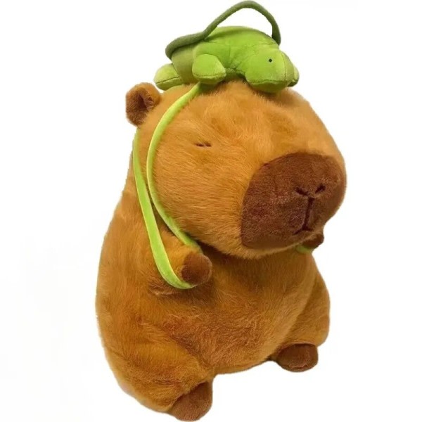 Capybara Plysj Simulering Capibara Anime Fluffty Toy Kawaii Plushie Søt Dukke Fylte Dyr Myk Dukke