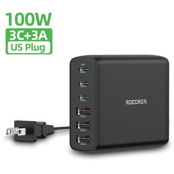 Flera Typ C Laddare USB C PD Snabb Laddare Snabb Ladda 4.0 3.0 Skrivbord Laddningsstation