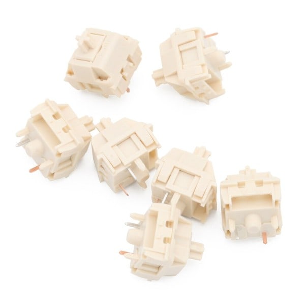 Kailh Cream switch 4pin 5pin RGB SMD linjär 55g force 5pin mx stem switch för bakgrundsbelyst mekaniskt tangentbord