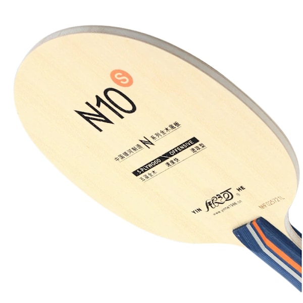 Bord tennis blad N10s N-10 offensiv 5 trä pingis racket blad