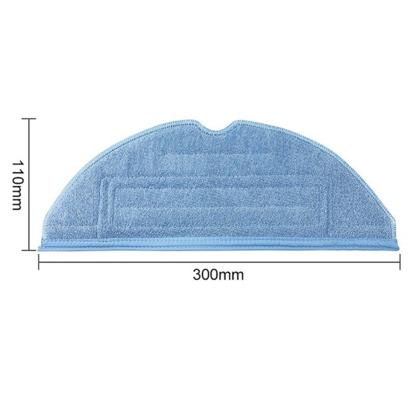 10 stykker mopp kluter for XiaoMi Robot Roborock Mopp Pad Rags XiaoMi Støvsuger Tilbehør