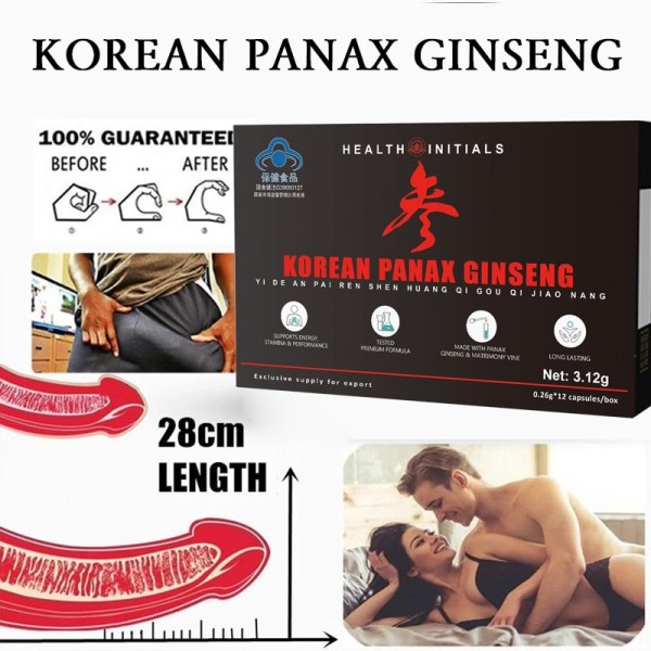 Epimedium Ginseng Kapsel Hann Enhance Utholdenhet Supplement