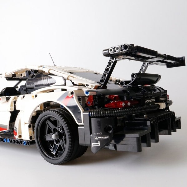 50 cm Teknisk Klassisk Porsched 911 RSR Sport Bil Byggnadsblock
