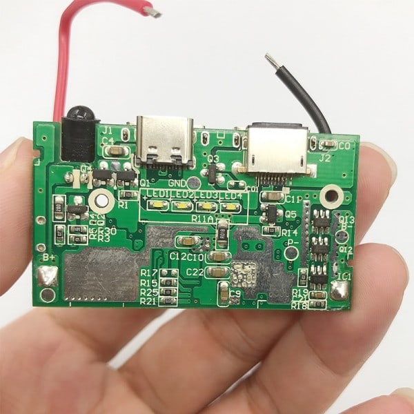Dubbel USB Typ-c QC 3.0 Snabb laddning kort snabb laddare modul