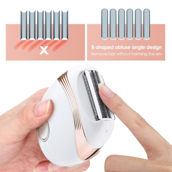 Elektrisk Epilator Dame Shaver Mini Elektrisk Hårfjerning Enhed