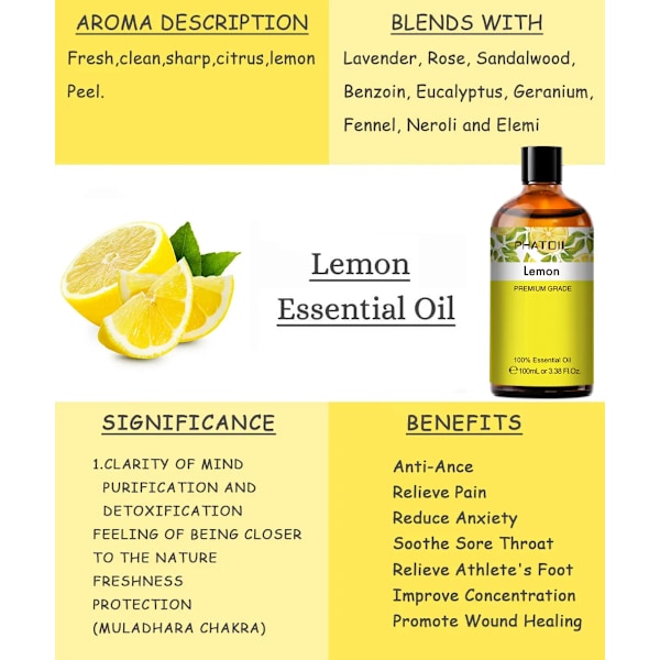 100 ml ren naturlig æterisk olier diffuser til hudpleje