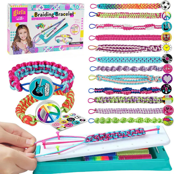 Vänskap armband tillverkning kit för flickor