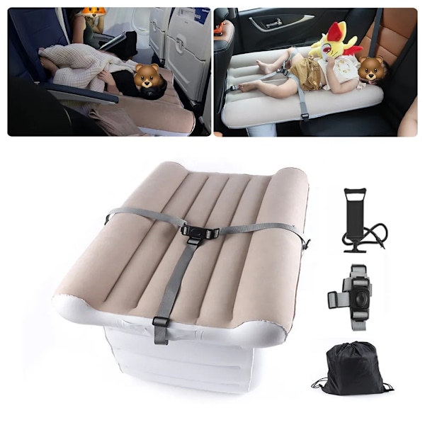 Lentokone auto sänky lapset puhallettava taapero lentokone sänky vauva matka lentokone sänky käsi pumpulla