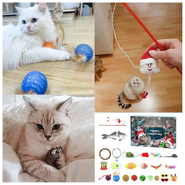Jul Katt Advent Kalender 24 Dager Nedtelling Kalender