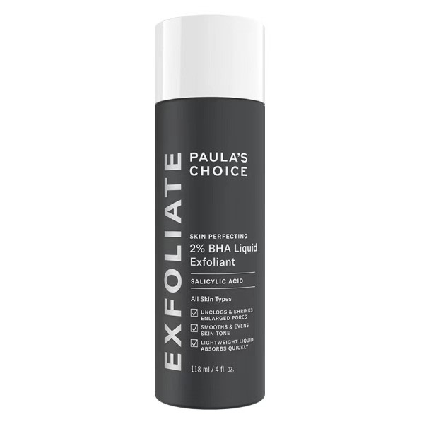 HUD PERFEKTERENDE 2 % BHA Væske Salicylsyre Exfoliant Ansigtsbehandling Eksfoliering til Hormehoveder Forstørrede porer rynker