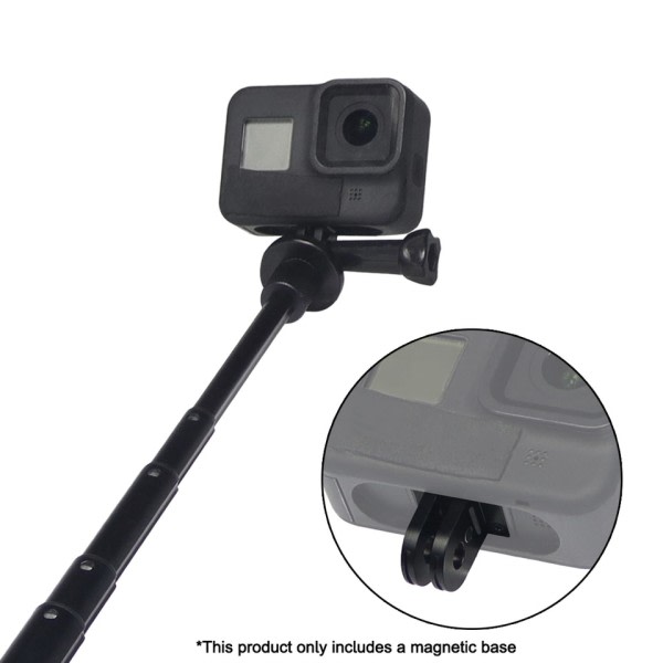 Kaksois 1/4 kierre jalusta kiinnike GoPro 11 musta mini 10 9 8 Max jalusta jalusta monopod sovitin