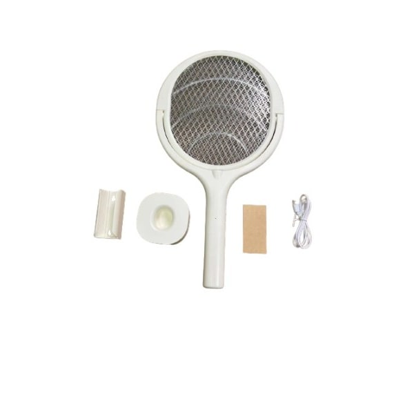 Rask lading racket Kill Fly Bug Sikkerhet ABS Justerbar Elektrisk Mygg Swatter