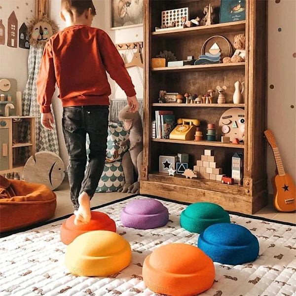 Lapset's Interaktiiviset Pelit Stapel Stones Foam Stapelstenen lelut