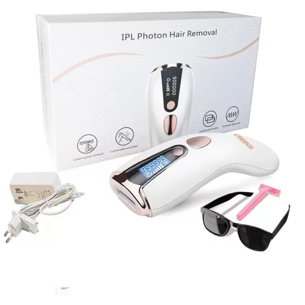 Professionell Laser Hårborttagning IPL Kvinna Epilator Smärtfri Pulsad Ljus Kvinnor Ben Depilator Device