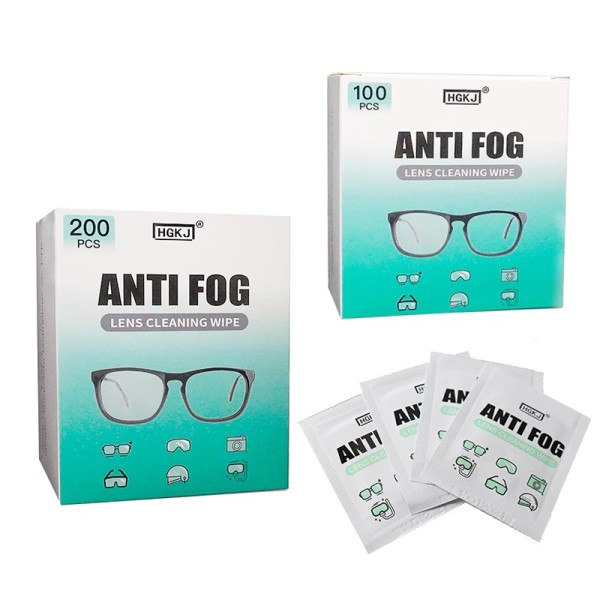Anti Fog Pyyhi Sumunesto Märkä kangas Silmälaseille Aurinkolasit Suojalasit kypärä suojat