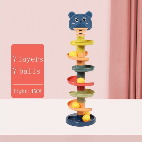 Montessori Baby Toy Rolling Ball Tower Montessori Educational Games