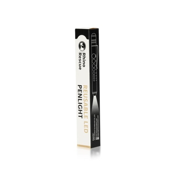 Rescue LED Pen Light Sygeplejerske Led Medicin Penlight med Pupil Gauge og lineal 2stk