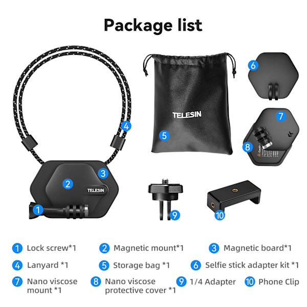 Magnetisk Action Kamera Quick Release Bracket Gopro Tillbehör Release Bracket for GoPro Hero