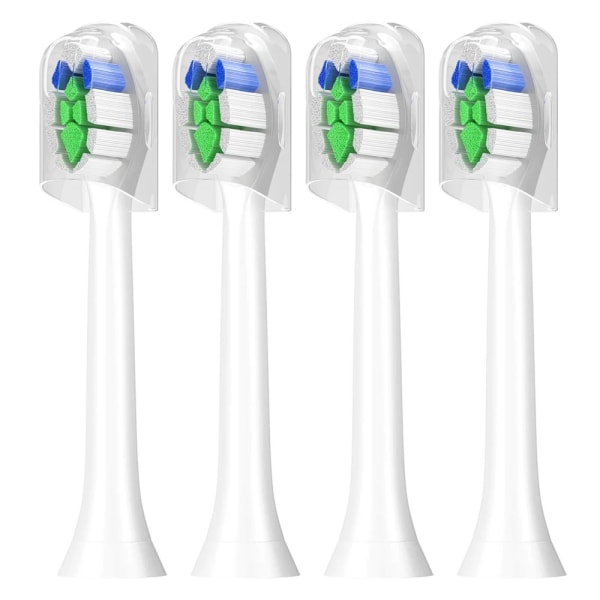 W2 Optimal  Ersättning Borsthuvuden Diamond Clean White 3 6 9 series Elektrisk tandborste