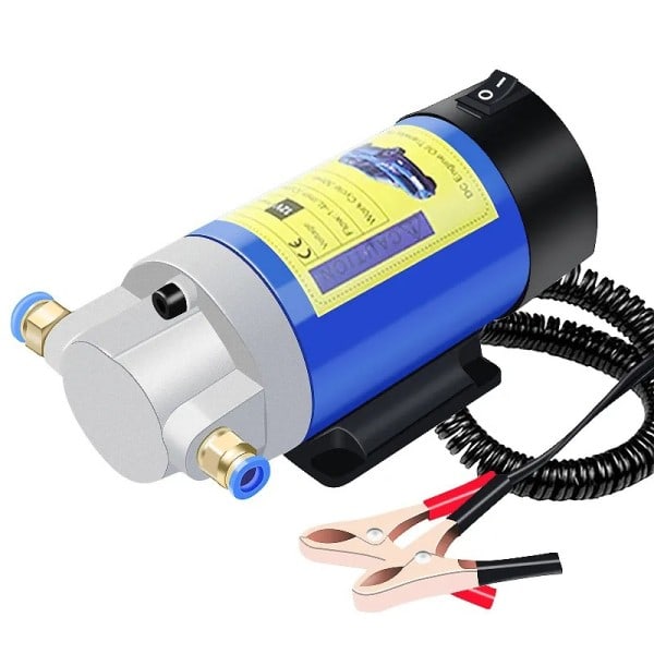 12V El Spolning Sug Transfer Byte Pump Olje Transfer Pump 1-4L/min Motor Olje Diesel Extractor Pump För Bil