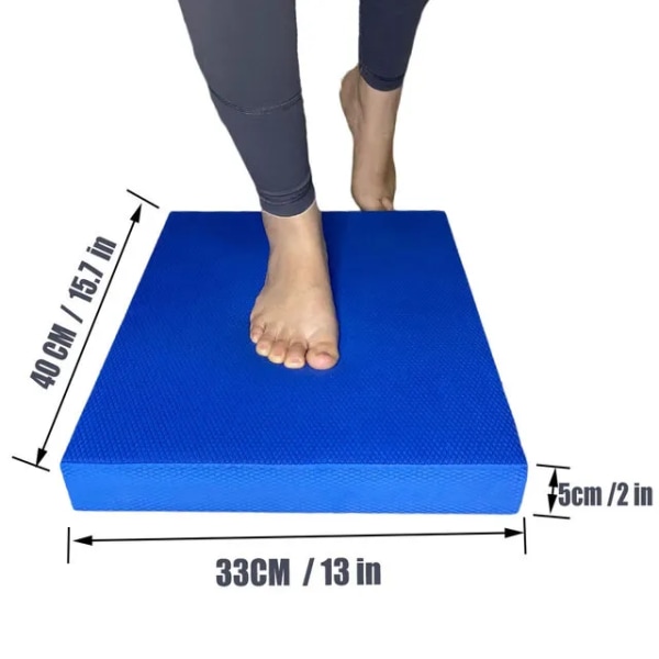 Yoga matte myk balanse pute skum treningspute sklisikker balanse pute  pilates balanse brett 13d2 | Fyndiq