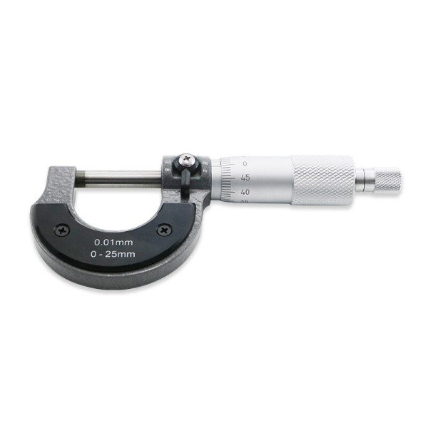 Præcis måler mikrometer 0-25 mm 0,01 mm udvendig metrisk skydelære mål mikrometer værktøj