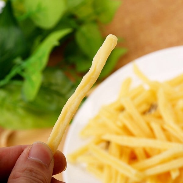 24 bitar Konstgjord Simulering Mat Grönsaker Frukt Pommes Pommes Fries För Hem Restaurang Kök Trädgård Konst Dekor Leksak