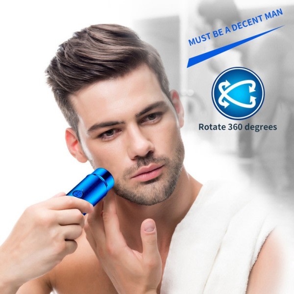 Mini USB Elektrisk barbermaskin Langvarig bærbar vaskbar bil oppladbar barbermaskin barberhøvel barbermaskin