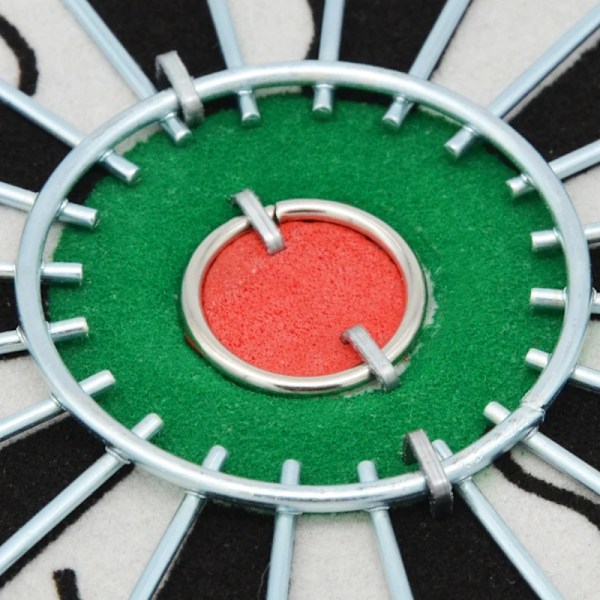 Hög kvalitet 36CM Professionell Dubbelsidig Flocking Dart Bräde Stål Spets Dart Tävling KTV Underhållning och Fritid med 6 Dart