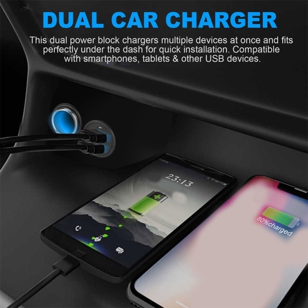 USB portit pistoke DC 5V kaksois 3.1A laturi sisäänrakennettu auto matkailuauto moni pistoke portti adapteri laturi