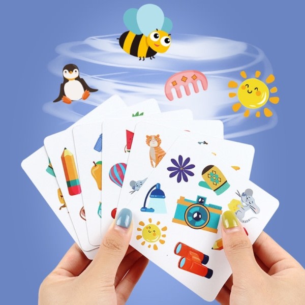 Lapset Vauva Koulutus lelu sarjakuva sovitus kortti kellolla eläin hedelmä elämä aivot koulutus Flip kortti peli lapset lelut