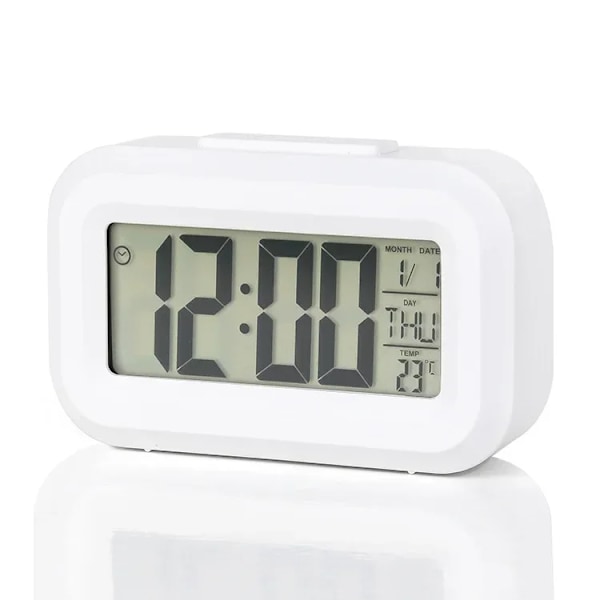 LED Digital Alarm Klocka Bakgrundsbelysning Snooze Data Tid