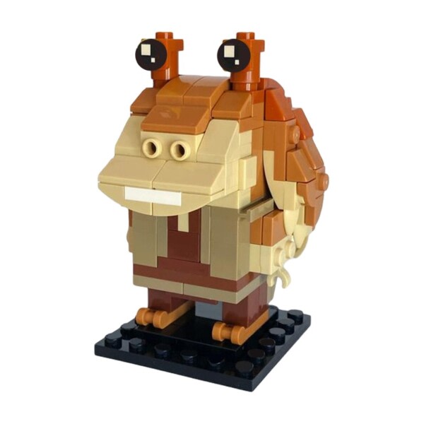 Space Wars Jar Jar BrickHeadz Building Block Kit DIY Elokuva Hahmo toiminta Kuva