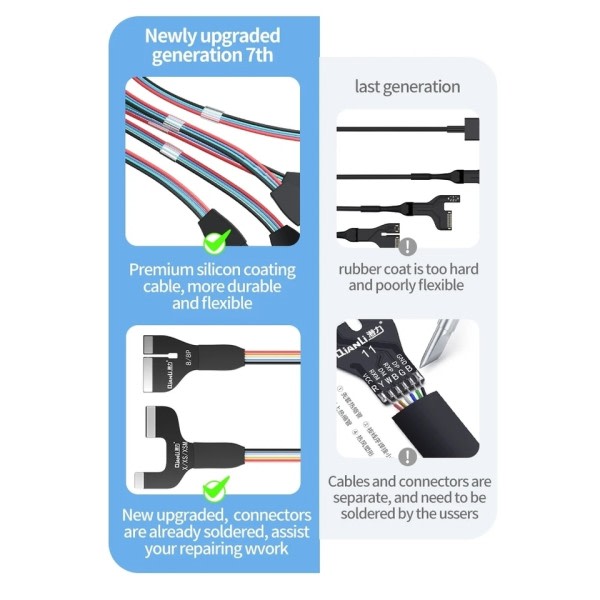 Reparasjon Test kabel DC Strøm Kontroll Test Strøm Supply Boot Line