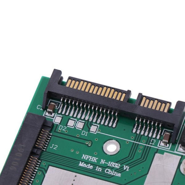 MSATA SSD Till 2.5'' SATA 6.0gps Adapter Omvandlare Kort Modul Board Mini Pcie Ssd