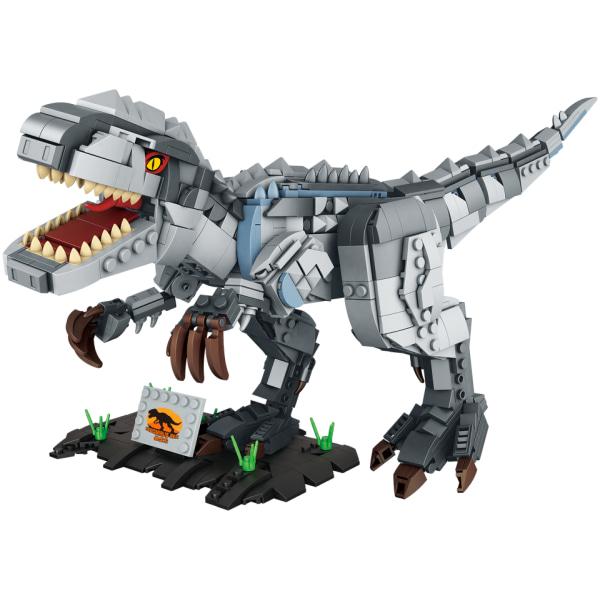 Jurassic World 2 Brutal Raptor Building Blocks Dinosaur Bricks Tyrannosaurus Indominus I-Rex Assemble Toys