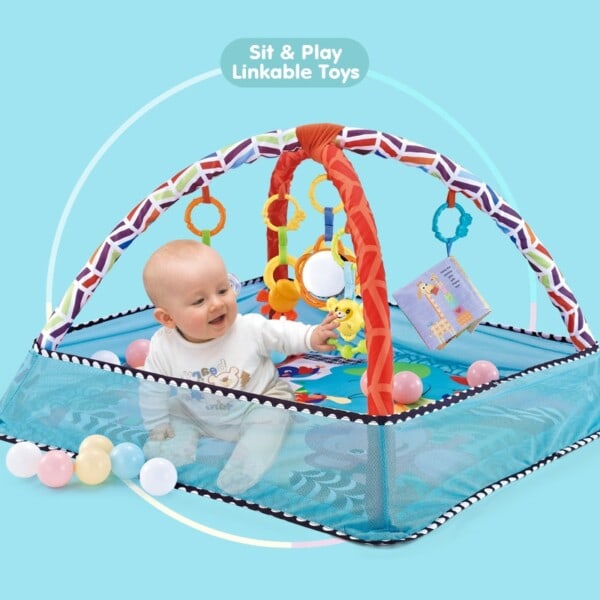 Baby fitness ramme gutter og jenter krypende spill teppe