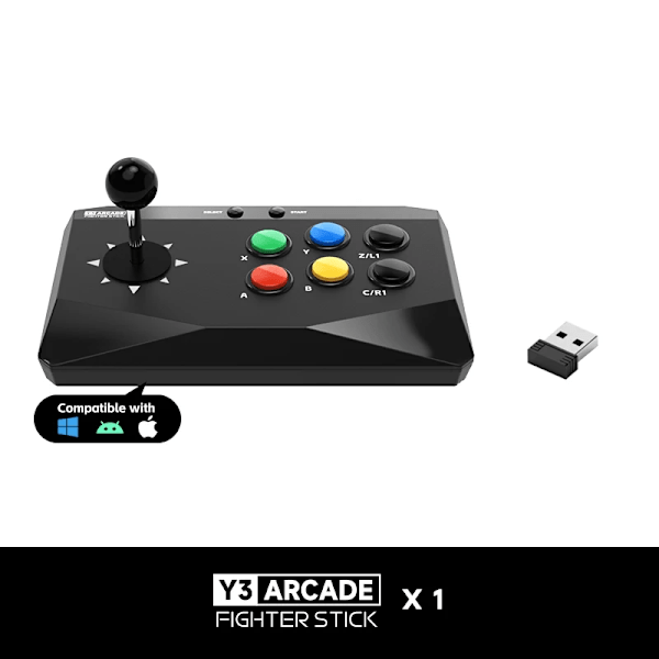 Data Frog Game Arcade Tangentbord Trådlös Kontroller för Street Fighter
