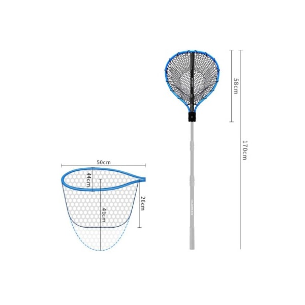 Dip Net Folding Portable Lure Net Lomme Ultra Light Big Fish Fishing Net