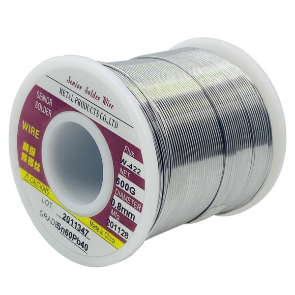 500g Tin Wire Smelt Rosin Core Lodde Lodning Wire Rolle