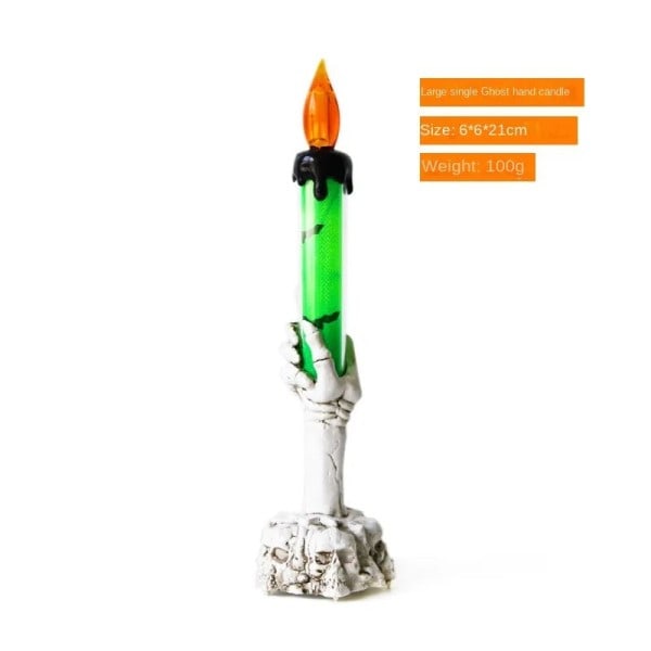 Halloween LED Ghost Skeleton Holding Starinlys Lys lampe  Haunted House Bar Fest Skrekk Rekvisitter